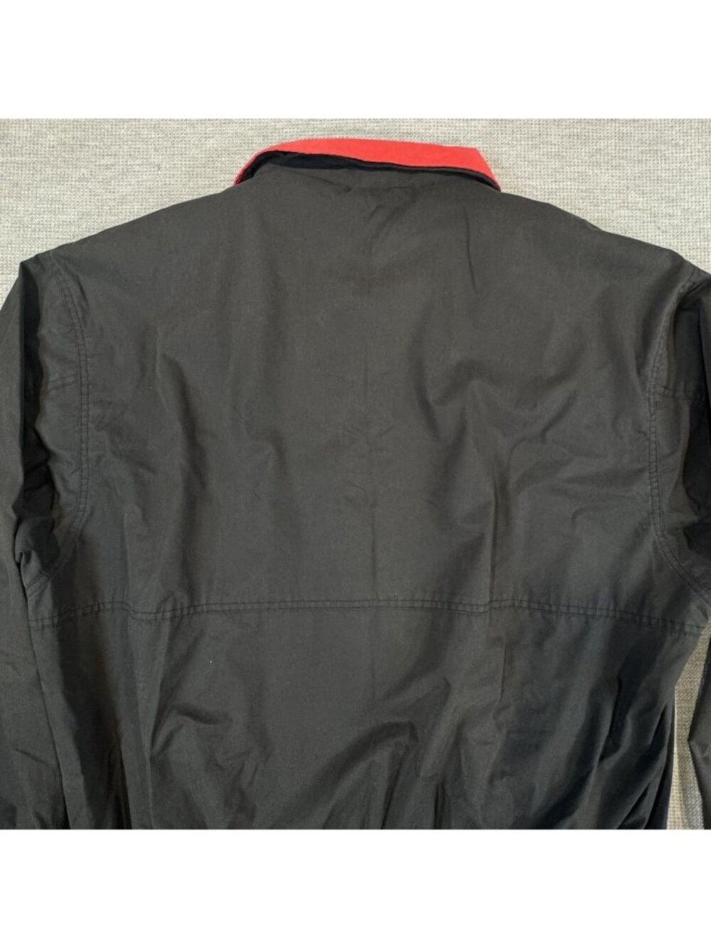 Vintage Turning Point Grasshopper Your Next Mower Jacket Size XL Black Red Pocke - Picture 16 of 16